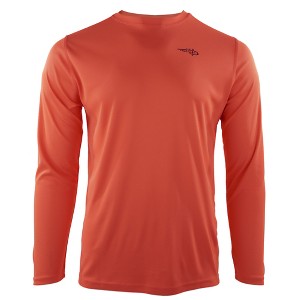 Reel Life Jax Beach Sail She Goes UV Long Sleeve T-Shirt - Coral - 1 of 2