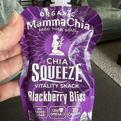 Mamma Chia Blackberry Bliss Chia Squeeze - 3.5oz/4ct : Target
