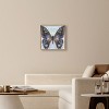Art Remedy On Her Way Colorful buterfly and flowers wall art Framed - 2 of 4