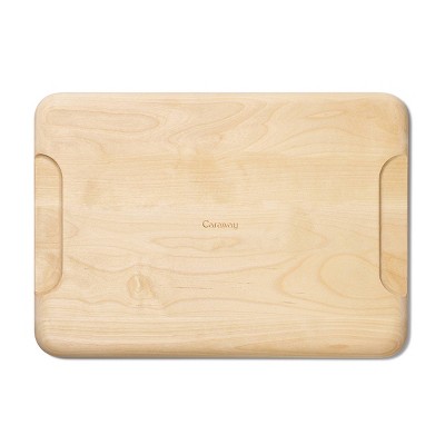 Large Birch Wood Cutting Board with Recessed Handle