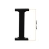 Unique Bargains Home Decoration Self-Adhesive 3D Acrylic Alphabet Mirror Wall Stickers Black - 2 of 3