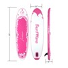 VisioGear 11' Stand Up Paddle Board with Accessories, Pink & White, 132"*33"*6" - 3 of 4