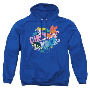 Powerpuff Girls Girls Rock Adult Pull-Over Hoodie - 1 of 4