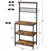 Yaheetech Kitchen Bakers Rack With 4 Storage Shelves - 3 of 4