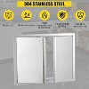 Brushed Stainless Steel BBQ Access Door, Outdoor Kitchen Cabinet Doors, Durable Weather-Resistant Doors for Barbecue Islands, Suitable for Outdoor - 4 of 4