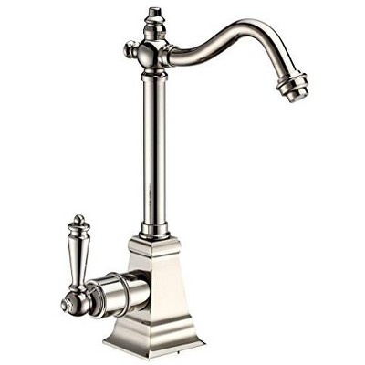 ALFI Point of Use Instant Hot Water Faucet with Traditional Spout and Self Closing Handle