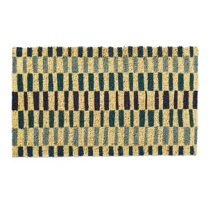 tag 1'6" x 2'6"  Summer Living Stripe Coir Mat Rectangle Indoor and Outdoor Coir Door Welcome Mat - 1 of 1