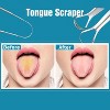 3 PCS Metal Tongue Scraper, Tongue Scrapers for Adults, Stainless Steel Tounge Scrappers, Tounge Scraper - 4 of 4