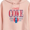 Women's - Coca-Cola - 90s Coke Collegiate Cropped Graphic Hoodie - 2 of 3