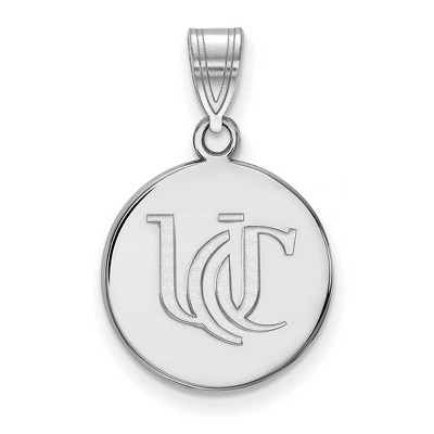 Black Bow Jewelry 14k White Gold Cincinnati Bearcats NCAA Medium Pendant