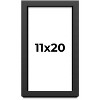 PosterPalooza | Flat Black Picture Frame - UV Acrylic, Foam Board Backing, Hanging Hardware - 2 of 4