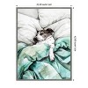 Amanti Art Dogs Life Tucked In by Justyna Jaszke Framed Canvas Wall Art - 3 of 4