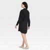 Women's Long Sleeve Popover Mini Shirtdress - Universal Thread™ - 2 of 3