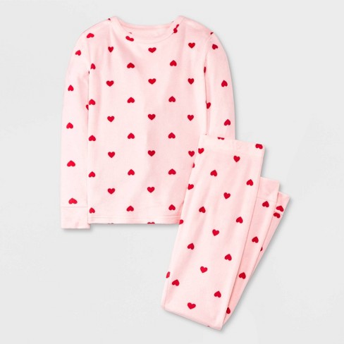 Valentines pjs best sale for girls