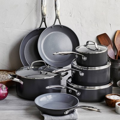 Valencia Pro 11-Piece Hard-Anodized Aluminum Nonstick Cookware Set