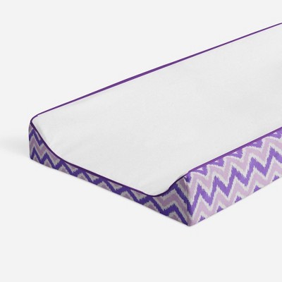 Bacati - MixNMatch Purple White Changing Pad Cover