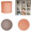 Bloem Mathers Round Resin Planter Pot Indoor and Outdoor Gardening - 2 of 3