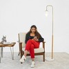 VYNXARIA 63"H Tall Corner Floor Lamp, Standing Light for Living Room, Bedroom & Office Space Illumination, Solaris White Lampshade Floor Lamp - 4 of 4