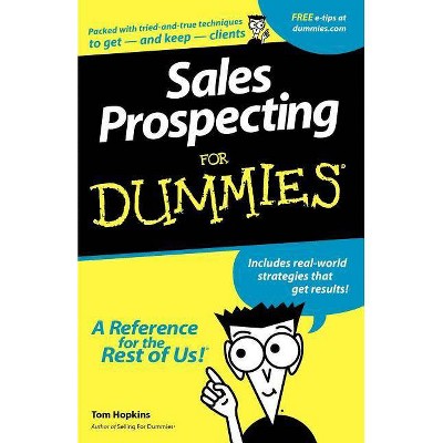 Sales Prospecting for Dummies - (For Dummies) by  Tom Hopkins (Paperback)