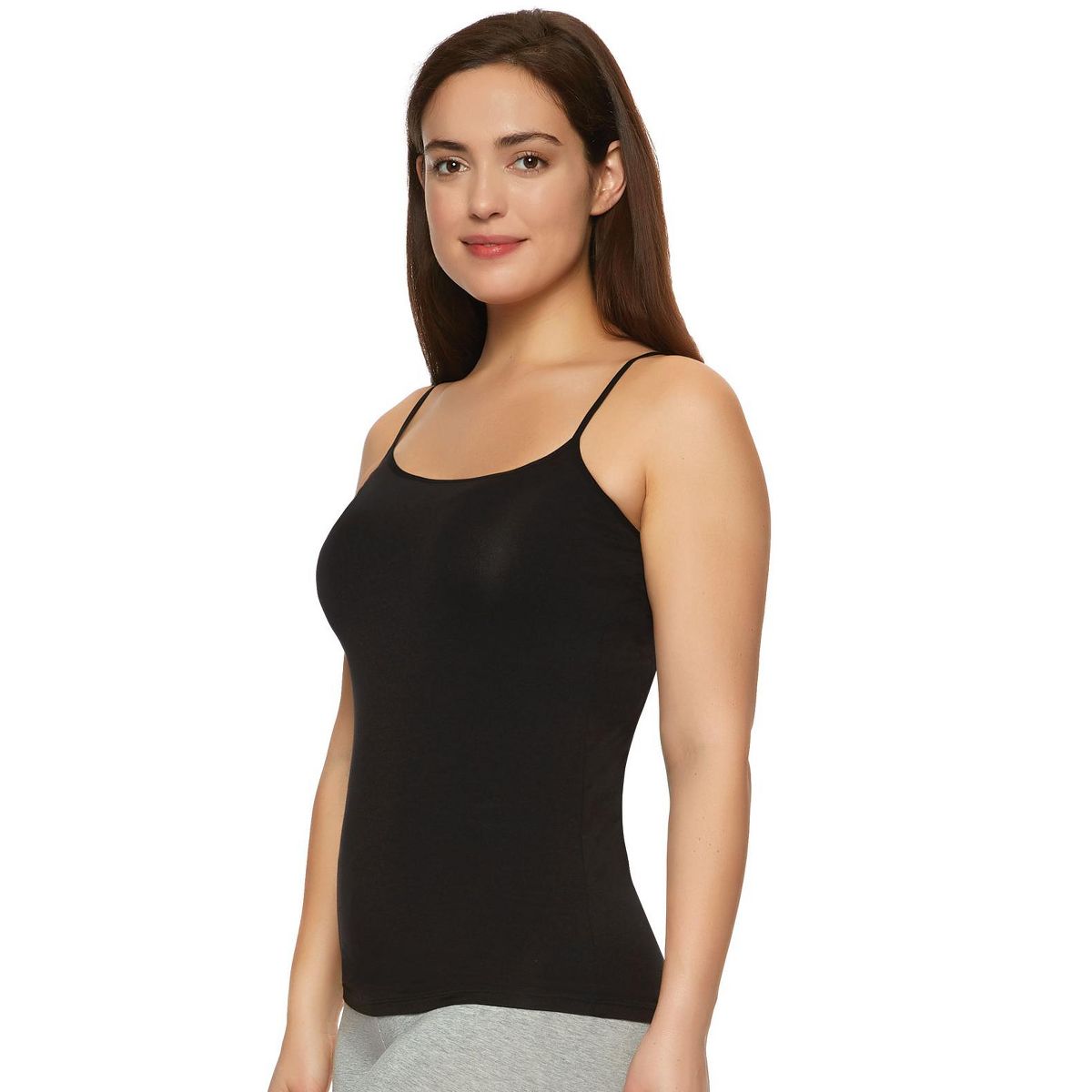 Felina Womens Micro Modal Camisole, Adjustable Tank Top 3-Pack - thumbnail 2