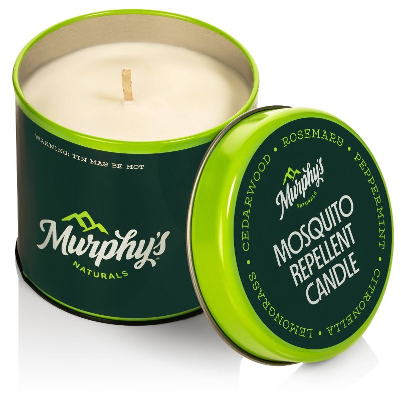 9oz 30-Hour Repellent Candle Tin - Murphy's Naturals, 3 of 9