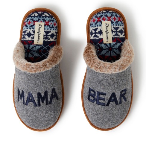 Mama bear dearfoam discount slippers