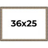 PosterPalooza | Ornate Silver Picture Frame - UV Acrylic, Backing Board, Hanging Hardware Included - 2 of 4