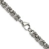 Chisel Stainless Steel Polished 6mm 24" Fancy Link Necklace - 4 of 4