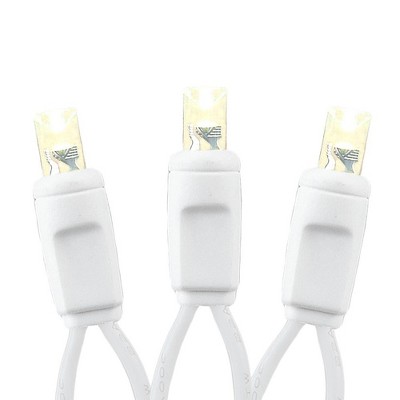 Novelty Lights 10 Light Warm White LED Christmas Craft Mini Light Set (White Wire, 5 Feet)