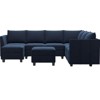 Belffin U-Shaped Modular Sectional – Storage Ottoman System & Pet-Resistant Velvet - 2 of 4