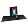 Avery Heavy-Duty Non Stick View Binder with DuraHinge and Slant Rings, 3 Rings, 3" Capacity, 11 x 8.5, Black, (5600) - 2 of 4