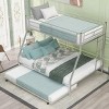 Streamdale Twin Over Full Bed With Sturdy Steel Frame, Bunk Bed With Twin Size Trundle, Two-Side Ladders - 3 of 4