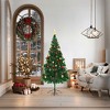 Artificial Pre-lit Christmas Tree with Baubles Green 6 ft - 2 of 4