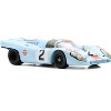 Porsche 917K #2 "J.W. Automotive Engineering" Winner "24 Hours of Daytona" (1971) with Display Case 1/18 Model Car by Spark - 4 of 4