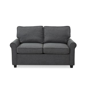 DOMETOUR Loveseat Sofa Sleeper Body-Grey - 1 of 4