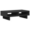 Aghana Digitals Black Engineered Wood Monitor Stand with 2 Storage Compartments, 19.7x10.6x5.9", - 2 of 4