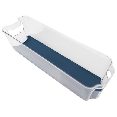 Michael Graves Design  14.75" x 4.25" Fridge Bin with Indigo Rubber Lining