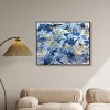 Art Remedy Gold over Blue Blue Abstract Wall Art Framed - 2 of 4