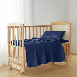 Clara Clark Toddler Quilts, 3 Piece Bedspread Coverlet Set, All Season Toddler Bedding Set - 1 of 4