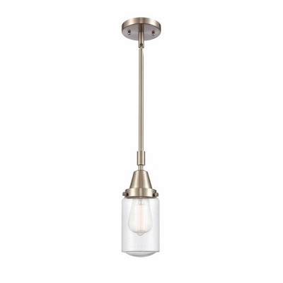 Dover - 1 Light Stem Hung Mini Pendant In Traditional Style-11.38 Inches Tall and 4.5 Inches Wide