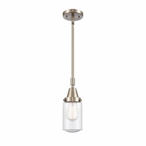 Dover - 1 Light Stem Hung Mini Pendant In Traditional Style-11.38 Inches Tall and 4.5 Inches Wide - 1 of 1