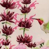 Home Decor 18.0 Inch California Native Flowers Hummingbird Climaweave Throw Pillows - 2 of 2