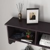 Chery Life Black Entryway Wall Mounted Coat Rack with 4 Dual Hooks, Wooden Storage Shelf - 4 of 4
