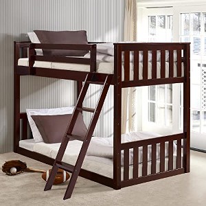 Donco Kids Bunk, Single, Cappuccino - 1 of 4