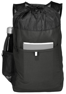 Port Authority Classic Hybrid Backpack with Faux Leather Trim