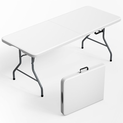 SKONYON 6ft Rectangular Folding Table
