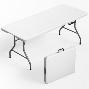 SKONYON 6ft Rectangular Folding Table - 1 of 4