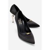 Milos - Black Satin Buckle High Heel (Women) | Prologue Shoes - 2 of 4