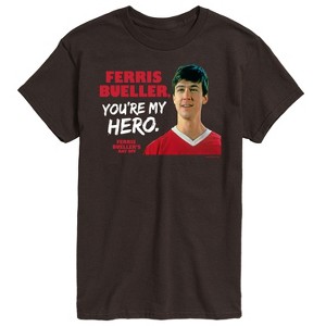 Men's - Ferris Bueller's Day Off - Ferris My Hero Short Sleeve Graphic T-Shirt - 1 of 4