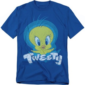 Looney Tunes Tweety Swirl Adult T-Shirt - 1 of 4